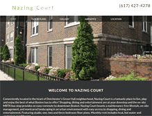Tablet Screenshot of nazingcourt.com